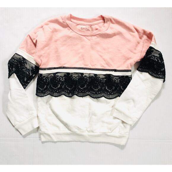 JESSICA SIMPSON GIRLS TOP SWEATER SIZE 5/6 - Picture 1 of 2